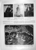 Old Antique Print 1906 Queen Portugal Kenney Pankhurst Suffrage Marshall 20th