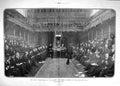 Old Antique Print 1906 Court Session Birrell Education Bill Parliament 20th
