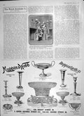 Original Old Antique Print 1906 Dairymaids Apollo Theatre Rolyat Mappin Webb
