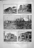 Original Old Antique Print 1906 Earthquake Santa Rosa America Commons Bottomley
