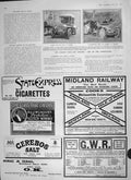 Original Old Antique Print 1906 Italy GCup Contest Fabry Glentworth Cigarettes