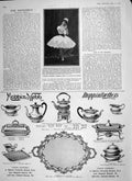 Old Antique Print 1906 Mademoiselle Aida Boni Ballet Mappin Webb London 20th