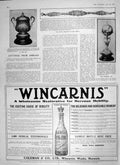 Original Old Antique Print 1906 Cochrane Cup Oak Forest Golf Club Wincarnis