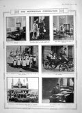 Original Old Antique Print 1906 Norway Coronation King Haakon Trondhjem Palace