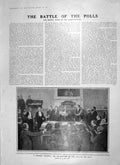 Old Antique Print 1906 Parliament Unionists Clarke Gibbs Battersea Burns 20th