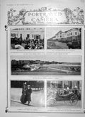 Old Antique Print 1906 Queen Victoria Hospital Biarritz Ship Bombay Coal 20th