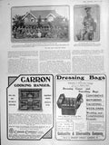 Original Old Antique Print 1906 Army Rifle Meeting Bisley Churcher Carron Range