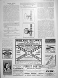 Original Old Antique Print 1906 Southall Gauge Motor Car Tyre Pressure Railway