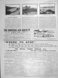 Original Old Antique Print 1906 Longlake Sneem Ballycarbery Castle Cahirciveen