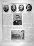 Original Old Antique Print 1906 Randles Waterlow Duke Rutland Granby Lankester