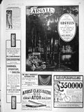 Old Antique Print 1906 Argyll Motor Car Rudge-Whitworth Razor Chlorodyne 20th