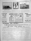 Old Antique Print 1906 Dunluce Castle Glenariff Giant'S Causeway Stookans 20th