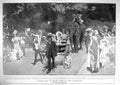 Antique Old Print 1906 Resort Children Paris Jardin D'Acclimatation Craig 20th