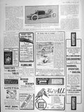 Old Antique Print 1906 Christie Direct-Action Four-Cylinder Car Carters 20th