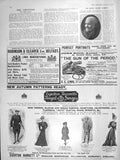 Original Old Antique Print 1906 James Mcnally Portrait Egerton Burnett Fashion