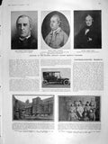 Original Old Antique Print 1906 Froude Gibbon Farren Motor Car Wilberforce Bell