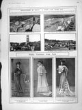 Old Antique Print 1906 Crete Palace Minos Labyrinth Fashion Ship Nelson 20th