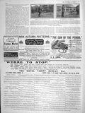 Original Old Antique Print 1906 Ambulance Appliance Henry Simonis Bicycle Lewis