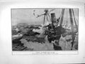 Old Antique Print 1906 Ship Wreck Stormy Sea Bondman Drury Lane Theatre 20th