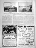 Original Old Antique Print 1906 Industrial Exhibition Finland Kuopio Allenburys