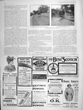Original Old Antique Print 1906 Method Laying Hahnite Road Dust Nuisance Whisky