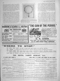 Old Antique Print 1906 Chain Badge Sheriff Dunn Ward Bishopgate Lewis Gun 20th