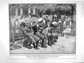 Original Old Antique Print 1906 Thames Embankment Workers Criterion Theatre