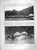 Old Antique Print 1906 Rifle Shooting Malay Perak Sport Lutin Submarine 20th