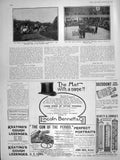 Old Antique Print 1906 Crystal Palace Motor Car Hill-Climb Niagara Hall 20th
