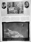 Original Old Antique Print 1906 Bridgeman Aehrenthal Horseshoes Faggots Whisky