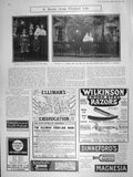 Old Antique Print 1906 Rev. Hughes Wife Baby Cottage Finchley Wilkinson 20th