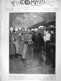 Original Old Antique Print 1906 Kaiser King Frederick Denmark Berlin Germany