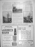 Old Antique Print 1906 Westminster Bridge Tramway L.C.C. Spoilers London 20th