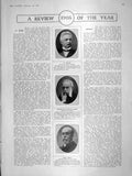 Old Antique Print 1906 Muller Armigo Moret Government Offices Whitehall 20th