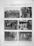 Old Antique Print 1906 Durham Colliery Disaster Mining Lord Mayor Paris 20th