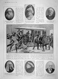 Old Antique Print 1907 Clancarty Butler Carlyle Mcconnell Black Railway 20th