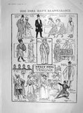 Old Antique Print 1907 Nelly Neil Aldwych Theatre Abruzzi Hastings Nevill 20th