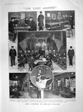 Original Old Antique Print 1907 Chelsea Hospital Spurling Peary Ship Roosevelt