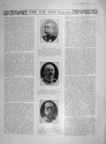 Original Old Antique Print 1907 General Pavloff Marquis Breadalbane Bosanquet