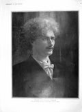 Original Old Antique Print 1907 Portrait Ignace Jan Paderewski Fine Art 20th