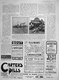 Old Antique Print 1907 Sea-Sickness Invention Ships Seebar Portrait Amir 20th