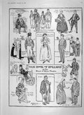 Old Antique Print 1907 Prince Wales Theatre Hook Holland Trevithick Girl 20th