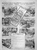 Original Old Antique Print 1907 Advertisement Ellimans Royal Embrocation Horsse
