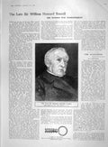 Old Antique Print 1907 William Howard Russell House Commons Kitchen Grill 20th
