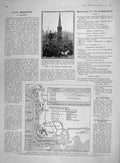 Old Antique Print 1907 Hunting Hounds Meet Banbury Cross Plan Devonport 20th