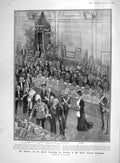 Old Antique Print 1907 Queen African Exhibition Elgin Wales Ships Circe 20th