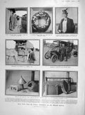 Original Old Antique Print 1907 Paris Octroi Smuggling Haldane Gordon Colli 20th