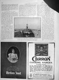 Old Antique Print 1907 Ship Devonport Dock Hibernia Carron Cooking Range 20th