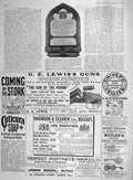 Old Antique Print 1907 Amanuel Swedenborg Tablet London Lewis Gun Chivers 20th