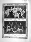 Old Antique Print 1907 Oxford Cambridge Boat Crew Russia Mounted Police 20th